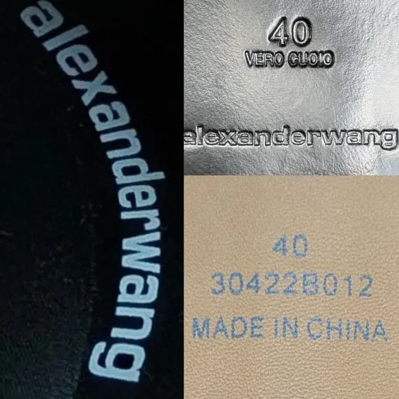 Black Leather Square Toe Sculptural Triangle Heel Minimalist Modern Ankle 10 - Picture 8 of 10